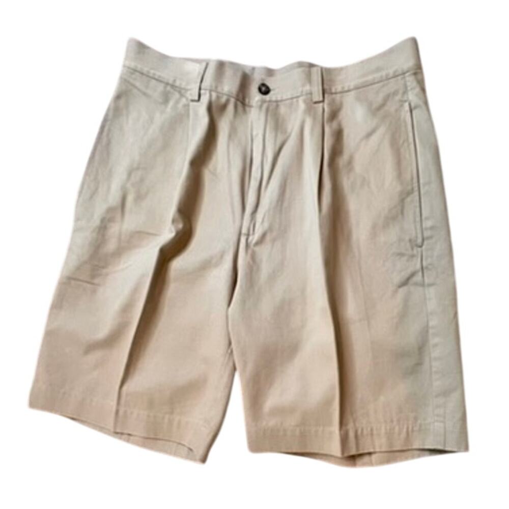 Callaway Chino Pleated Front Golf Shorts Tan sz 34 Gorpcore Sports‎